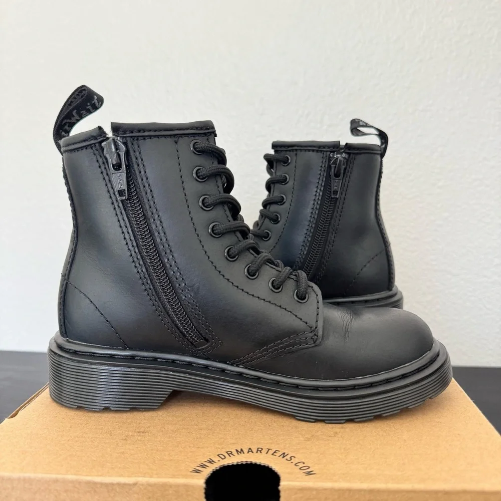 Dr Martens 1460 JUNIOR Faux Fur Lined Boots Size 13